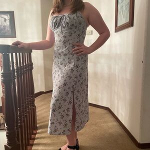 Floral Print Maxi Dress